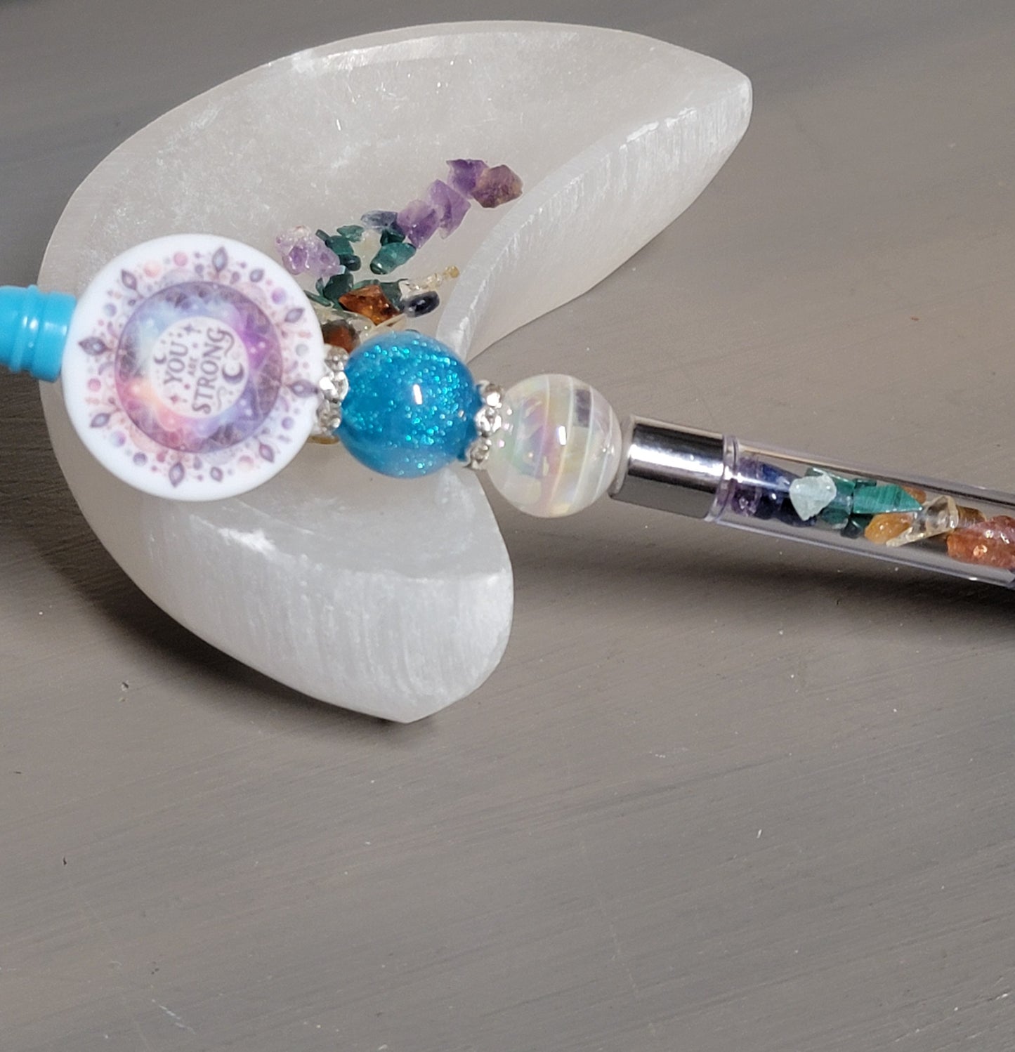 Chakra crystal pen