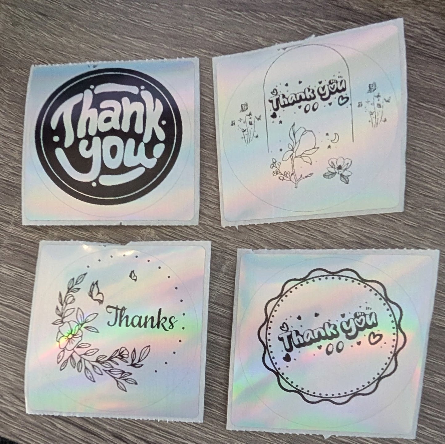 Thank you stickers